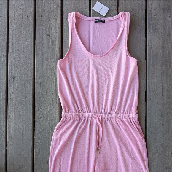 NWT‎ Generation Love Emery Velour Jumpsuit - Bubblegum Pink, Large, Chic Comfort - Picture 4 of 10